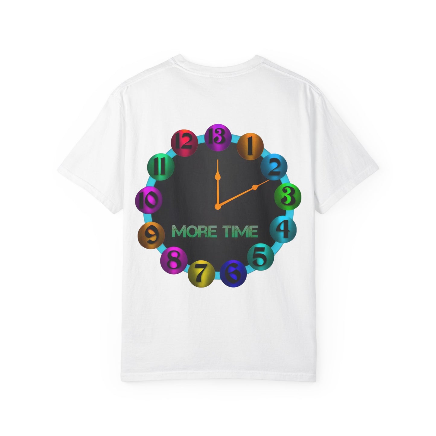 Garment-Dyed T-shirt - MORE TIME Graphic Tee