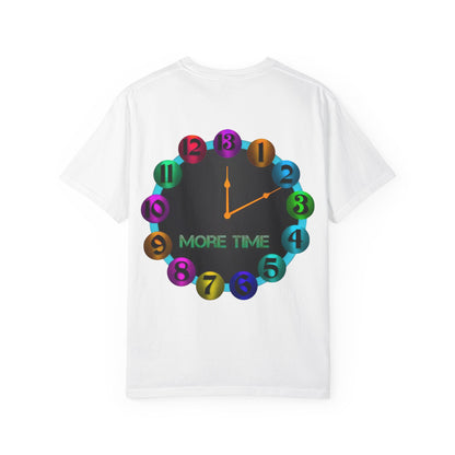 Garment-Dyed T-shirt - MORE TIME Graphic Tee