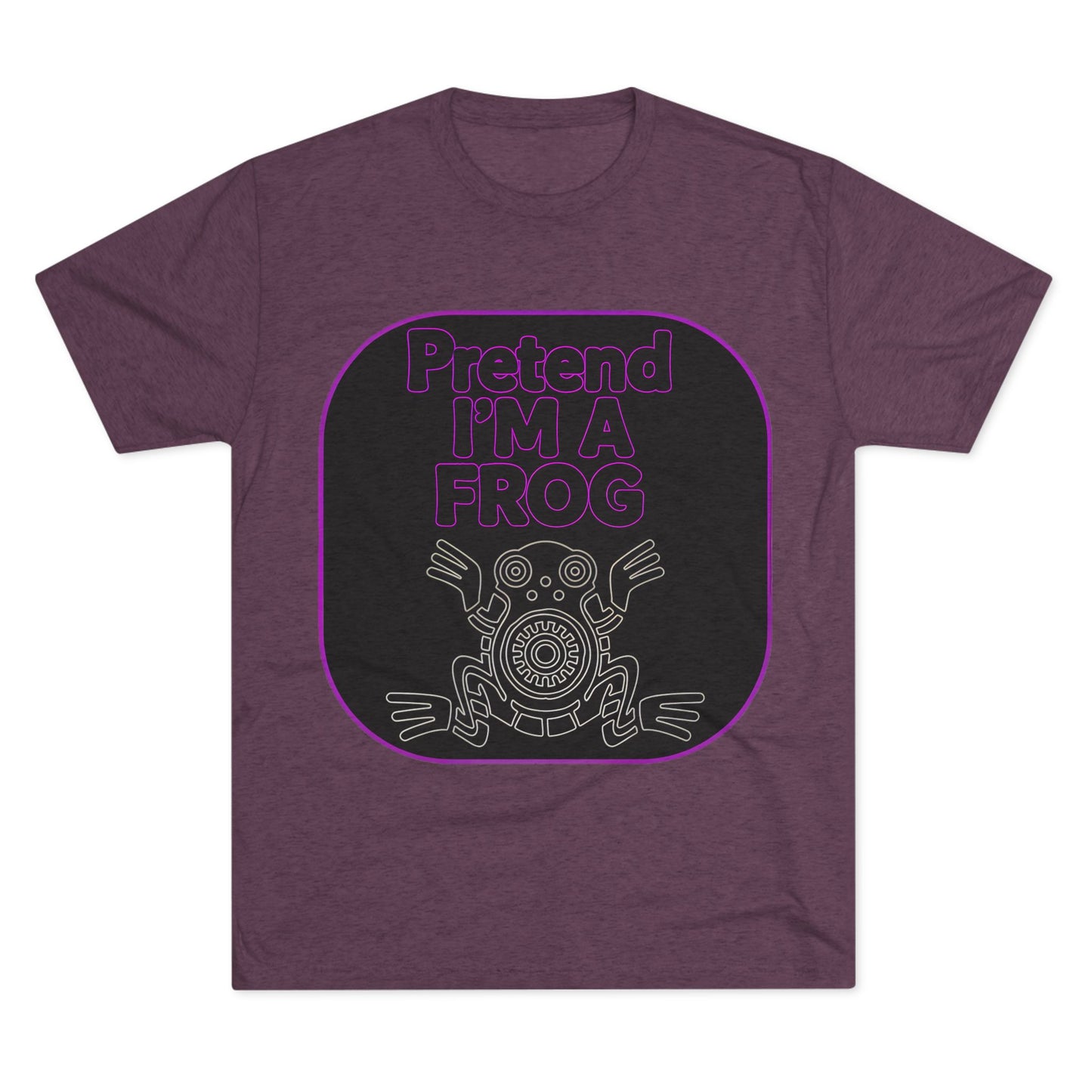 Funny Frog Unisex Tee - Pretend I Am a Frog Design
