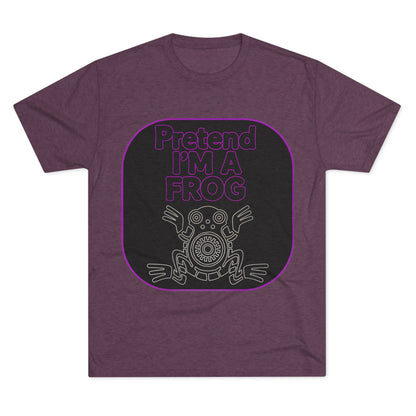 Funny Frog Unisex Tee - Pretend I Am a Frog Design