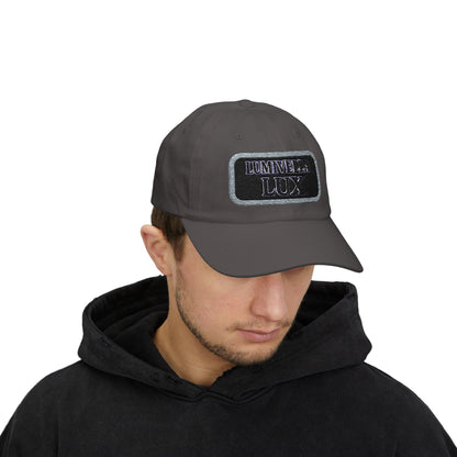Stylish Classic Dad Cap with LUX Embroidery, Adjustable Baseball Hat, Perfect Gift for Fathers and Men, Casual Style for Any Occasion