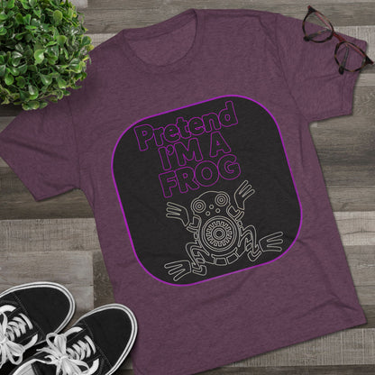 Funny Frog Unisex Tee - Pretend I Am a Frog Design