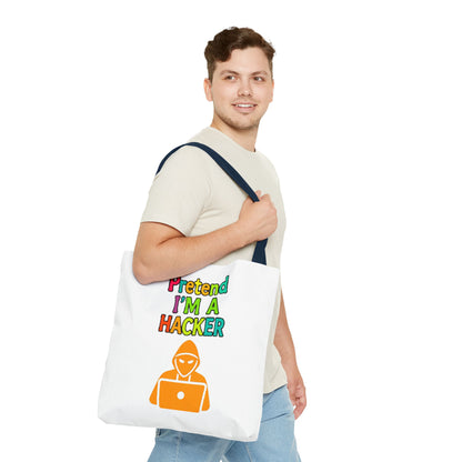 Tote Bag - Pretend I'm a Hacker Design