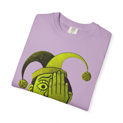 Garment-Dyed T-shirt 'i can't see' Design