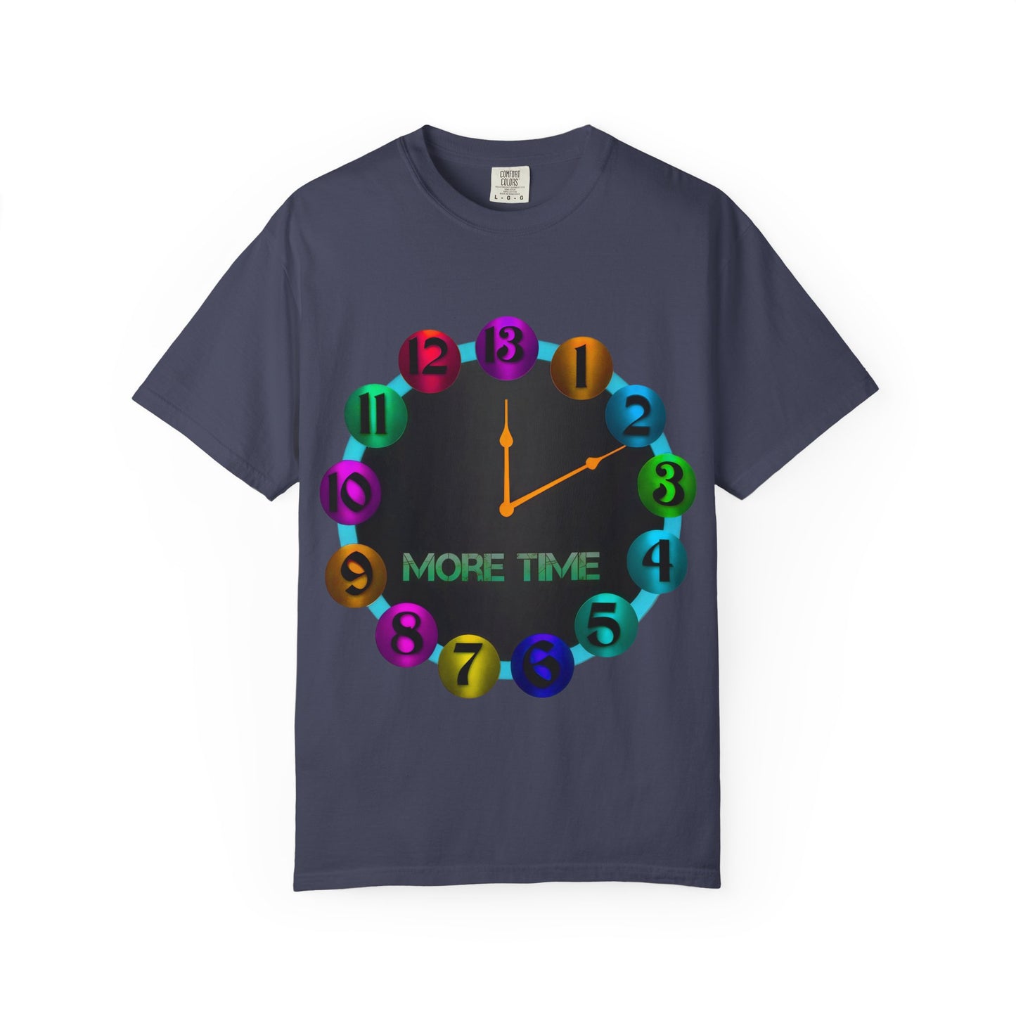 Garment-Dyed T-shirt - MORE TIME Graphic Tee