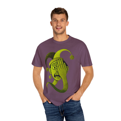 Garment-Dyed T-shirt 'i can't see' Design