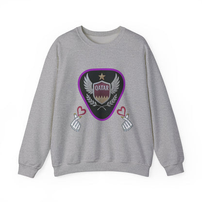 Qatar Pride Crewneck Sweatshirt, Unisex Casual Style, Perfect Gift for Sports Fans, Birthday or National Day Celebration, Cozy [...]