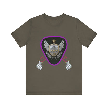T-Shirt QATAR LOVE Unisex Jersey Short Sleeve Tee