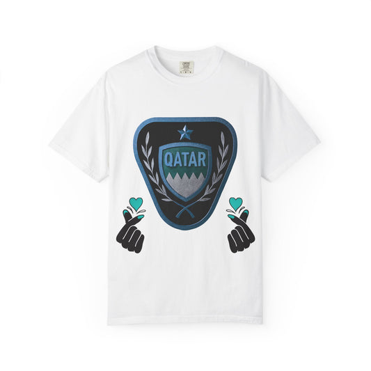 Qatar Pride Unisex T-Shirt, Casual Wear, Sports Event Shirt, Travel Souvenir, Gift for Fans