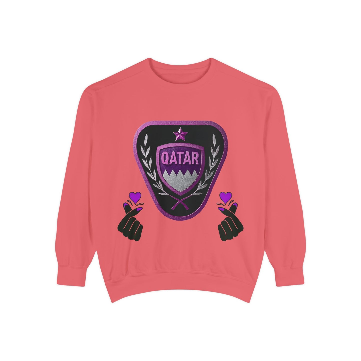 Qatar-Inspired Unisex Sweatshirt | Cozy Fashion for Sports Fans, Travel Lovers, Gift for Holidays, Casual Wear