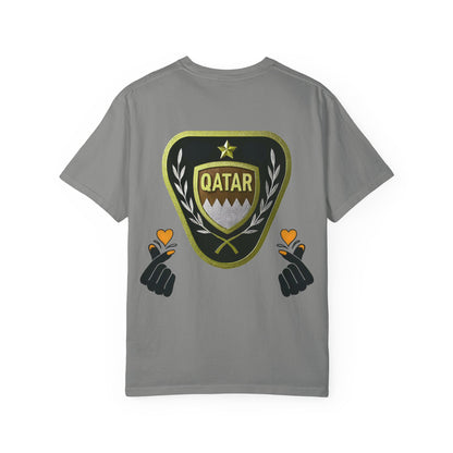 Qatar Pride Unisex T-Shirt, Casual Wear, Sports Event Shirt, Travel Souvenir, Gift for Fans
