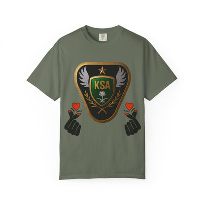 KSA Emblem Unisex T-Shirt, Casual Tee, Gift for Her/Him, Funny Shirt, Everyday Wear, Unique Graphic Top