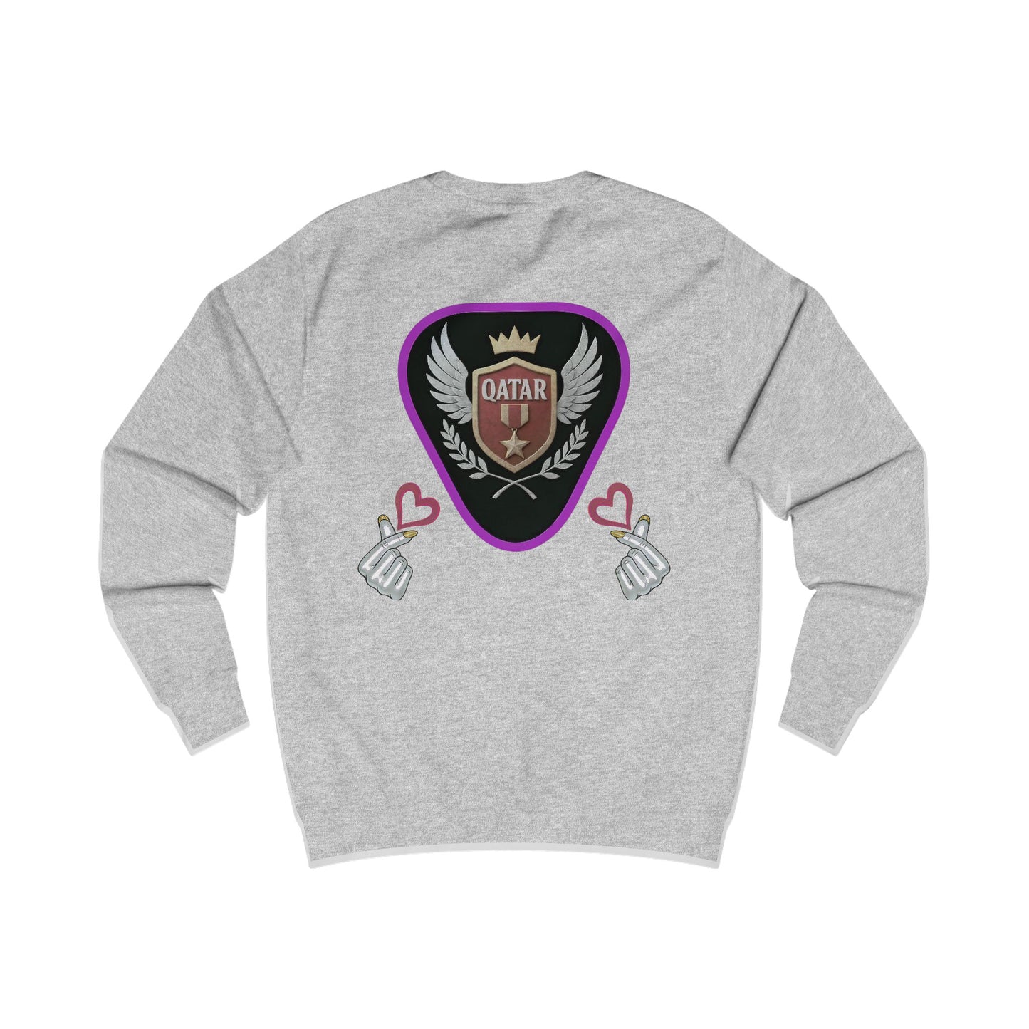 Stylish Qatar Sweatshirt for Fans, Unisex Cozy Apparel for Sports Lovers, Perfect Gift for Holidays & Events, Trendy Graphic Sweater, [...]