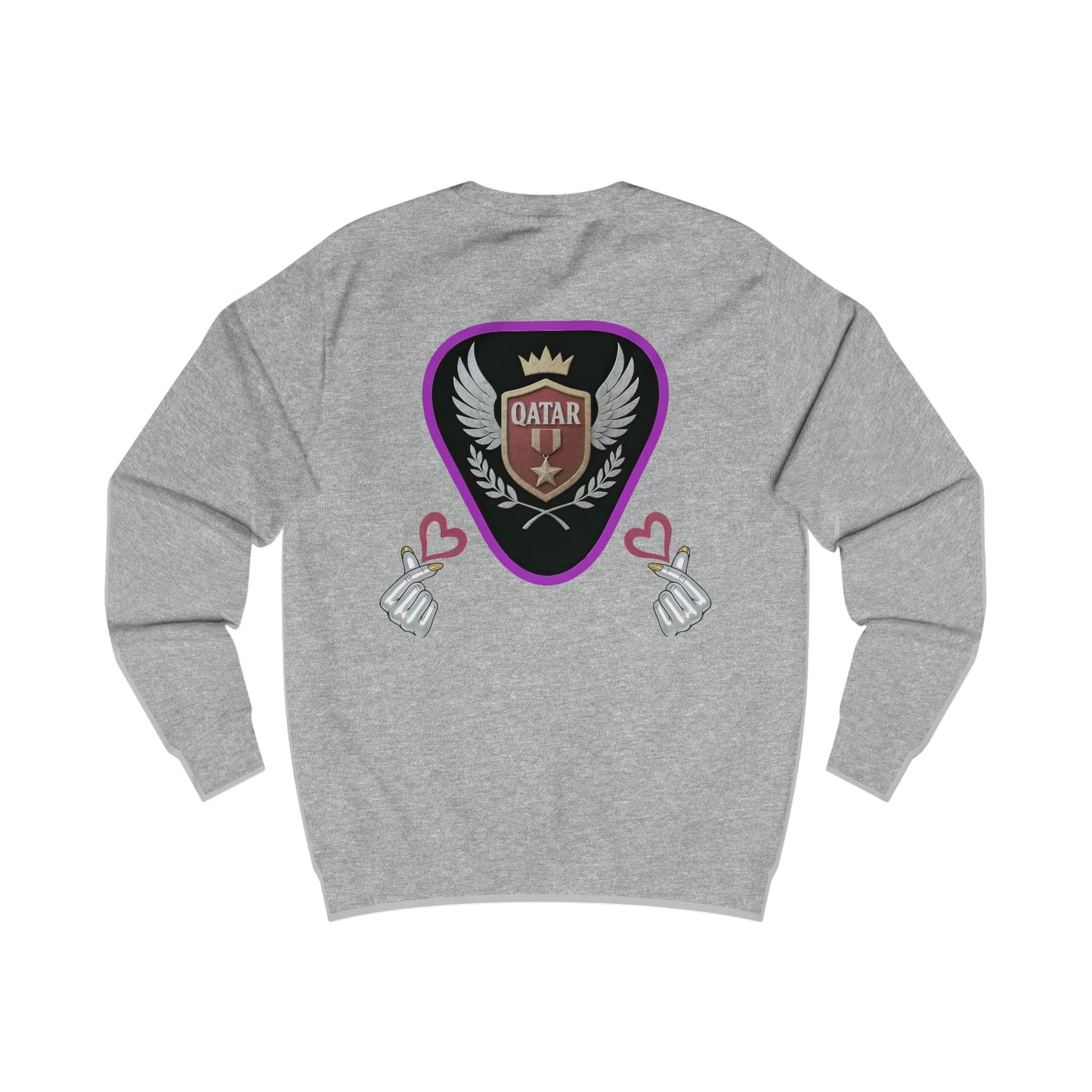 Stylish Qatar Sweatshirt for Fans, Unisex Cozy Apparel for Sports Lovers, Perfect Gift for Holidays & Events, Trendy Graphic Sweater, [...]