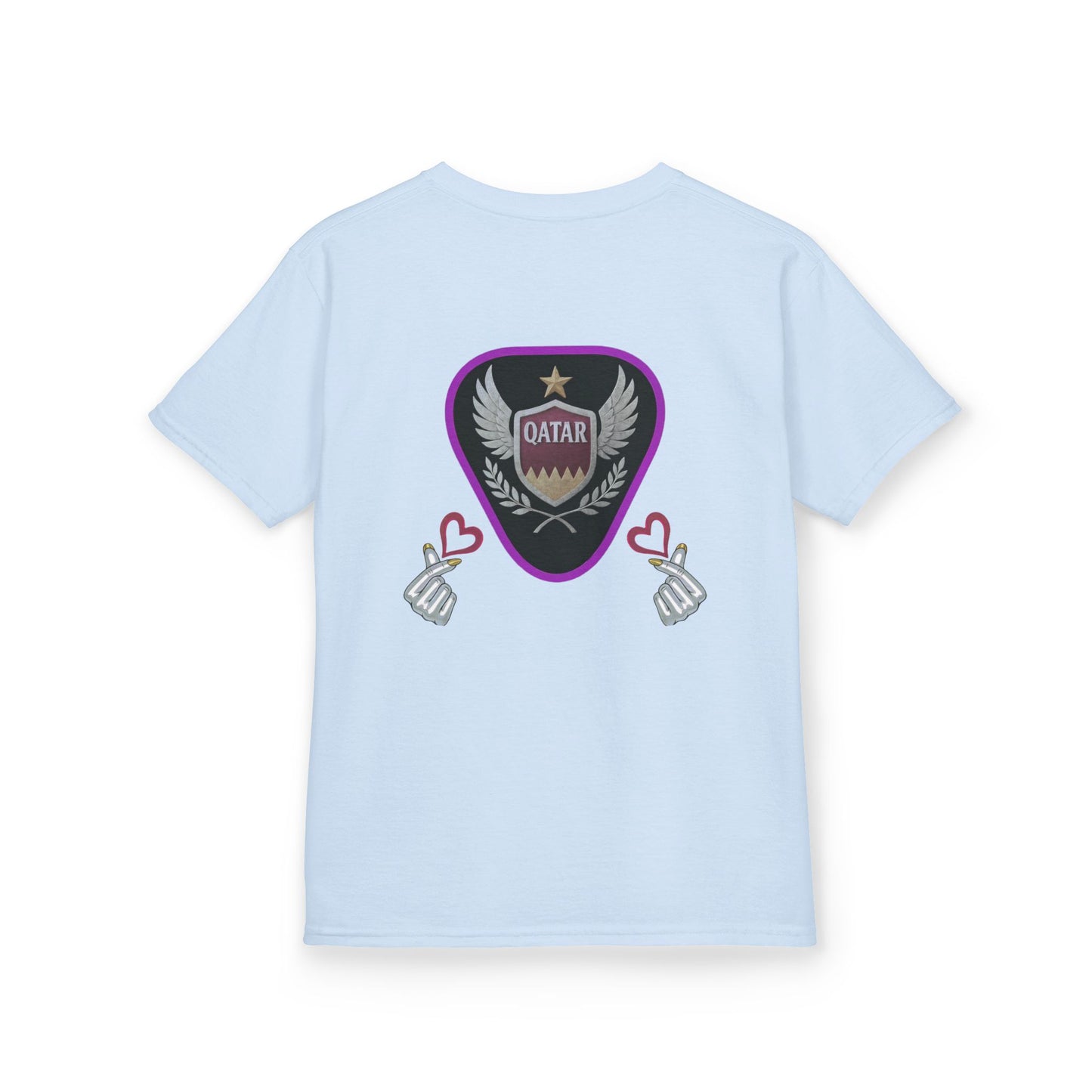 Kids' Fun Graphic Tee, Casual Kids T-Shirt, Cute Kids Top, Qatar Themed Shirt, Gift for Young Fans