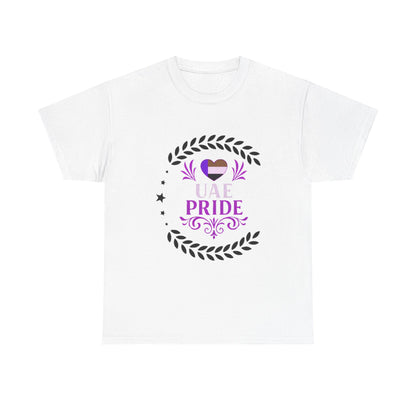 UAE Pride Unisex Heavy Cotton Tee, Pride T-Shirt, Abu Dhabi Gift, National Day Apparel, LGBTQ+ Support Tee, Casual Wear