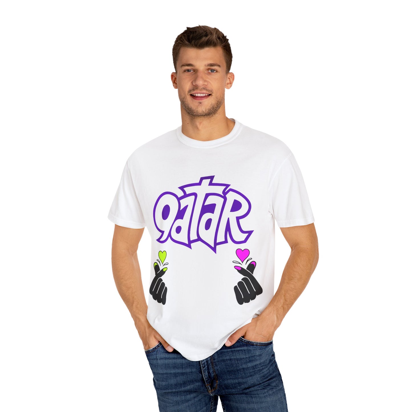 Colorful Qatar Graphic T-Shirt | Unisex Casual Wear, Travel Souvenir, Street Style, Unique Gift, Summer Wardrobe Essential