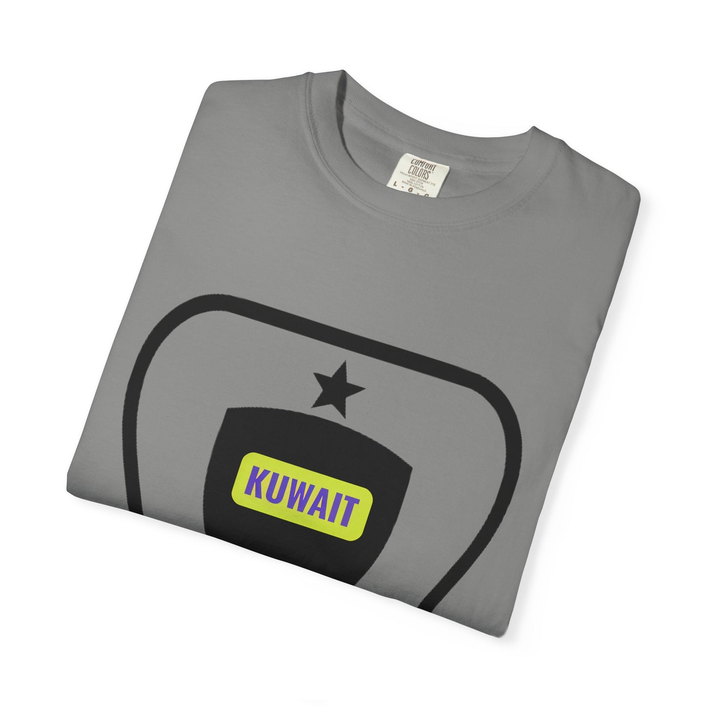 Garment-Dyed T-shirt - Kuwait Lover Graphic Tee