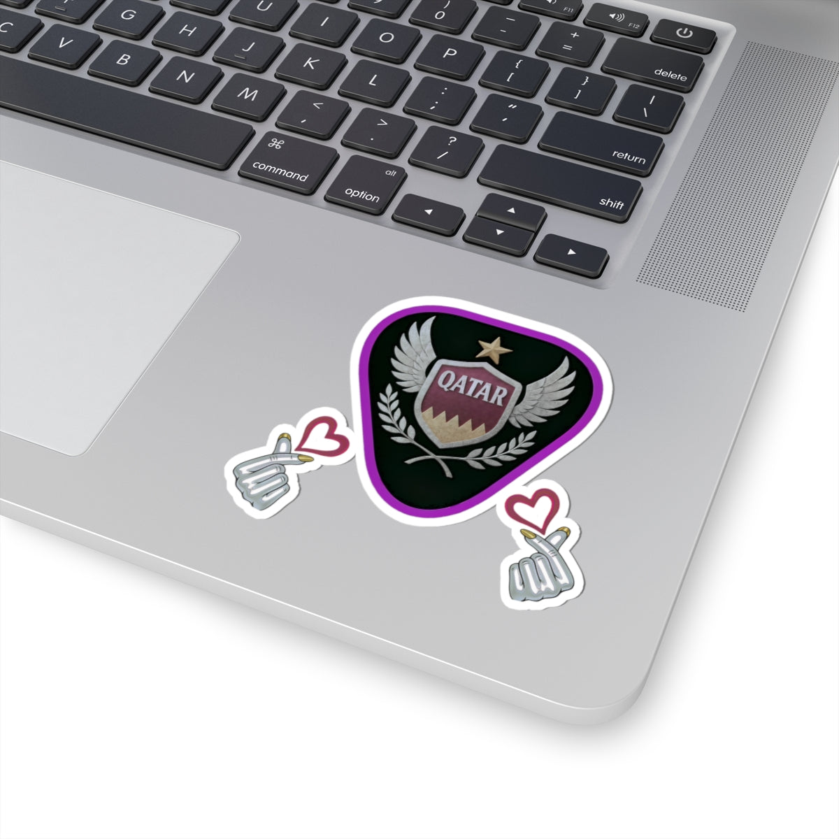 Qatar Themed Kiss-Cut Stickers for Laptops, Water Bottles, Travel Decor, Gifts, Sports Enthusiasts
