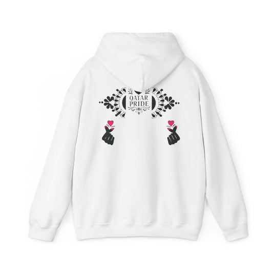 Pride Hooded Sweatshirt, Unisex  Qatar Pride Sweatshirt, Pride Gift, Festival Clothing