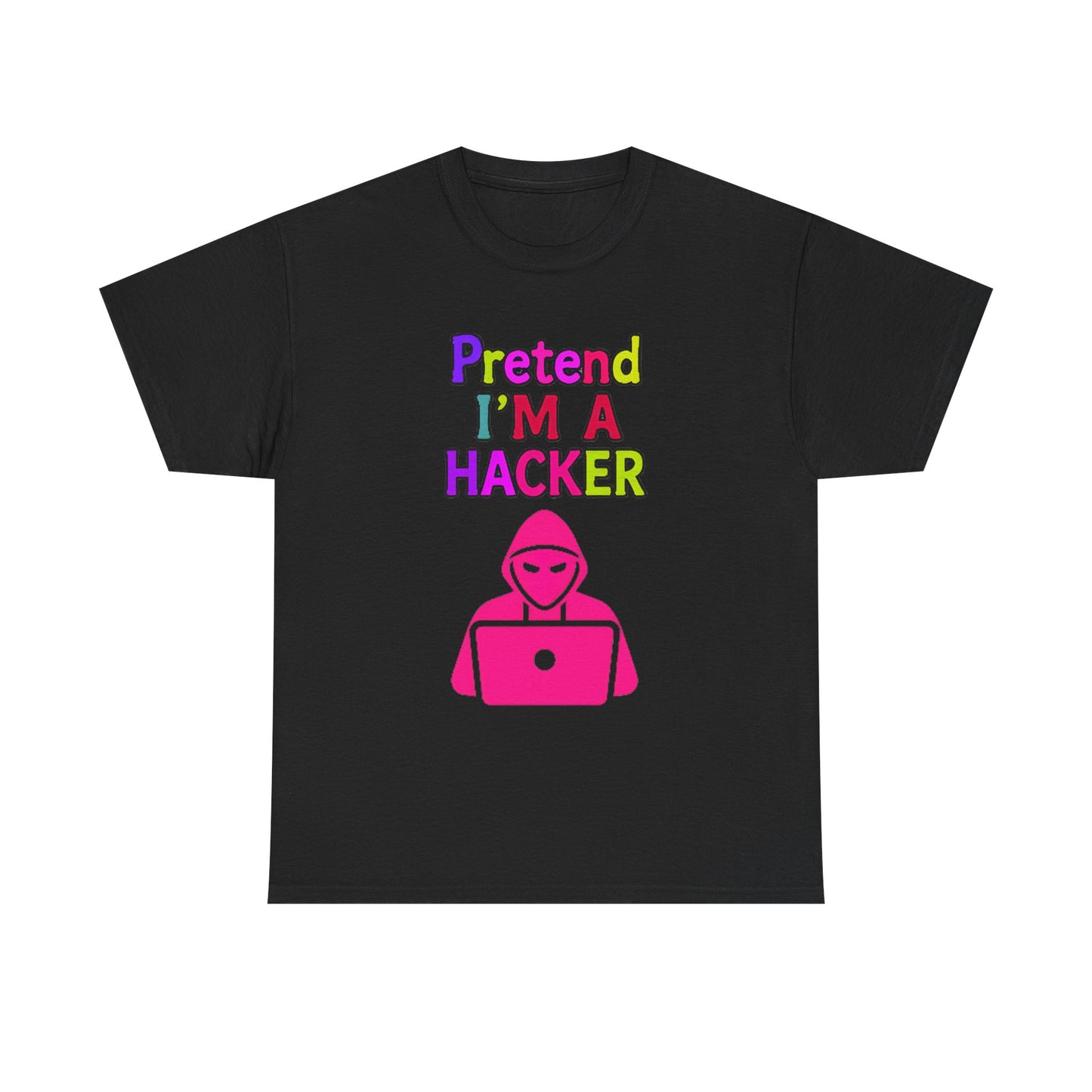 Pretend I'm a Hacker Tee, Fun Unisex Heavy Cotton Tee, Geeky Gift for Coders, Computer Lovers Shirt, Casual Everyday Wear, Unique [...]