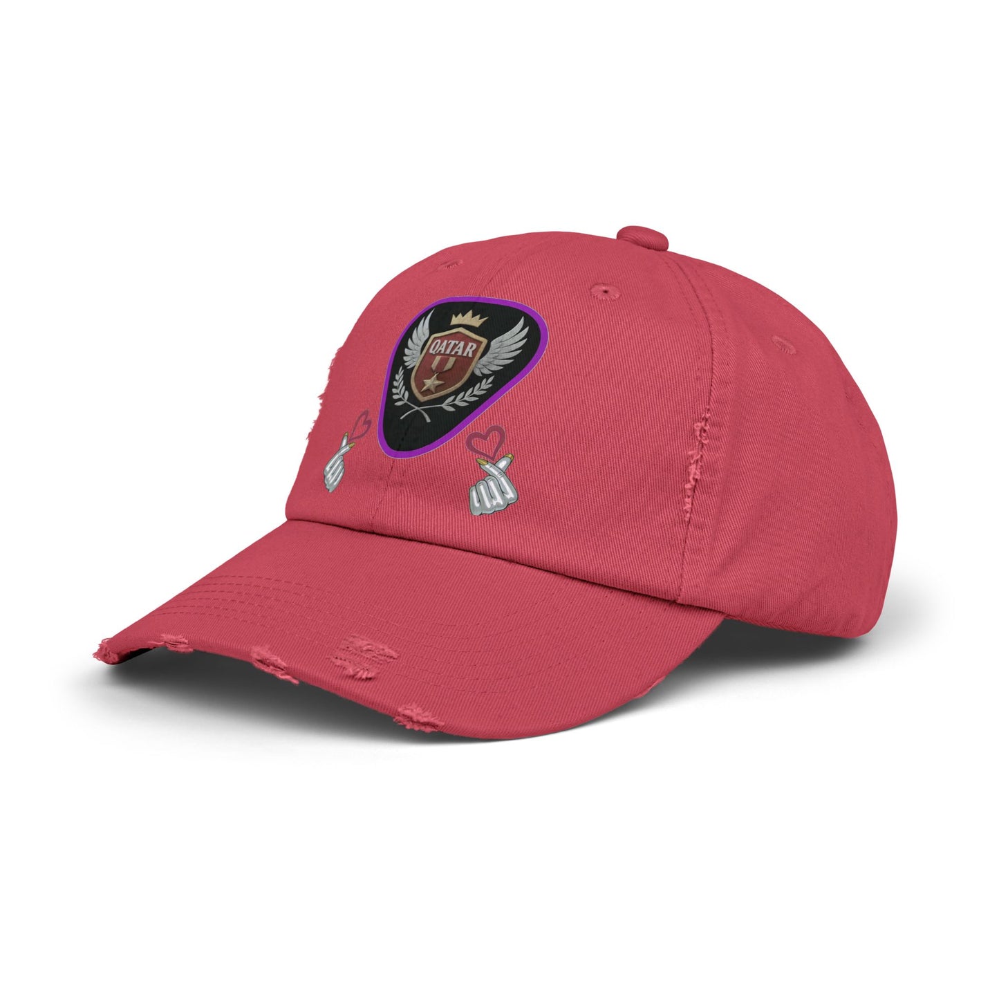 Cap Qatar Love - Unisex Distressed