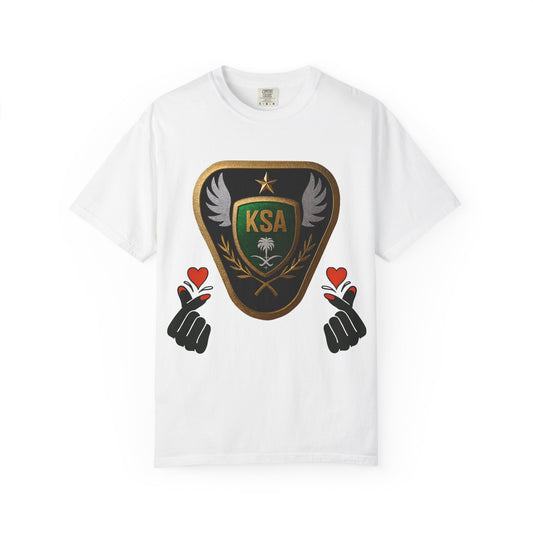 KSA Emblem Unisex T-Shirt, Casual Tee, Gift for Her/Him, Funny Shirt, Everyday Wear, Unique Graphic Top