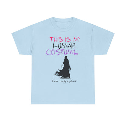 Cotton Tee - 'THIS IS MY HUMAN COSTUME'