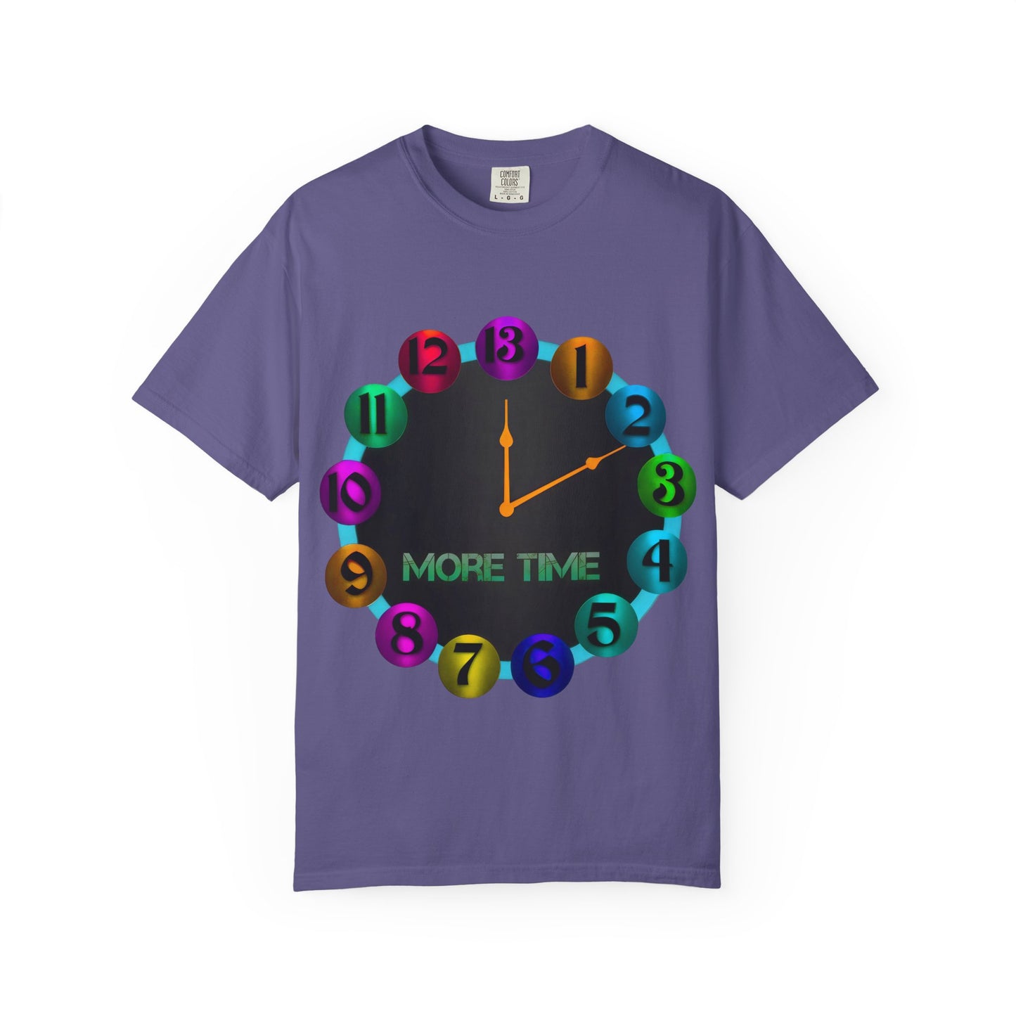 Garment-Dyed T-shirt - MORE TIME Graphic Tee
