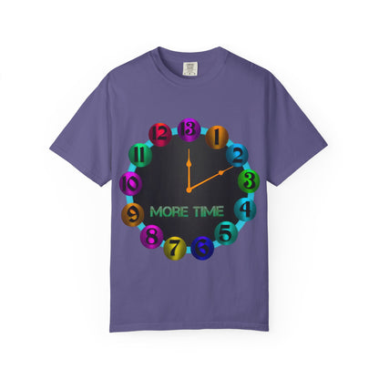 Garment-Dyed T-shirt - MORE TIME Graphic Tee