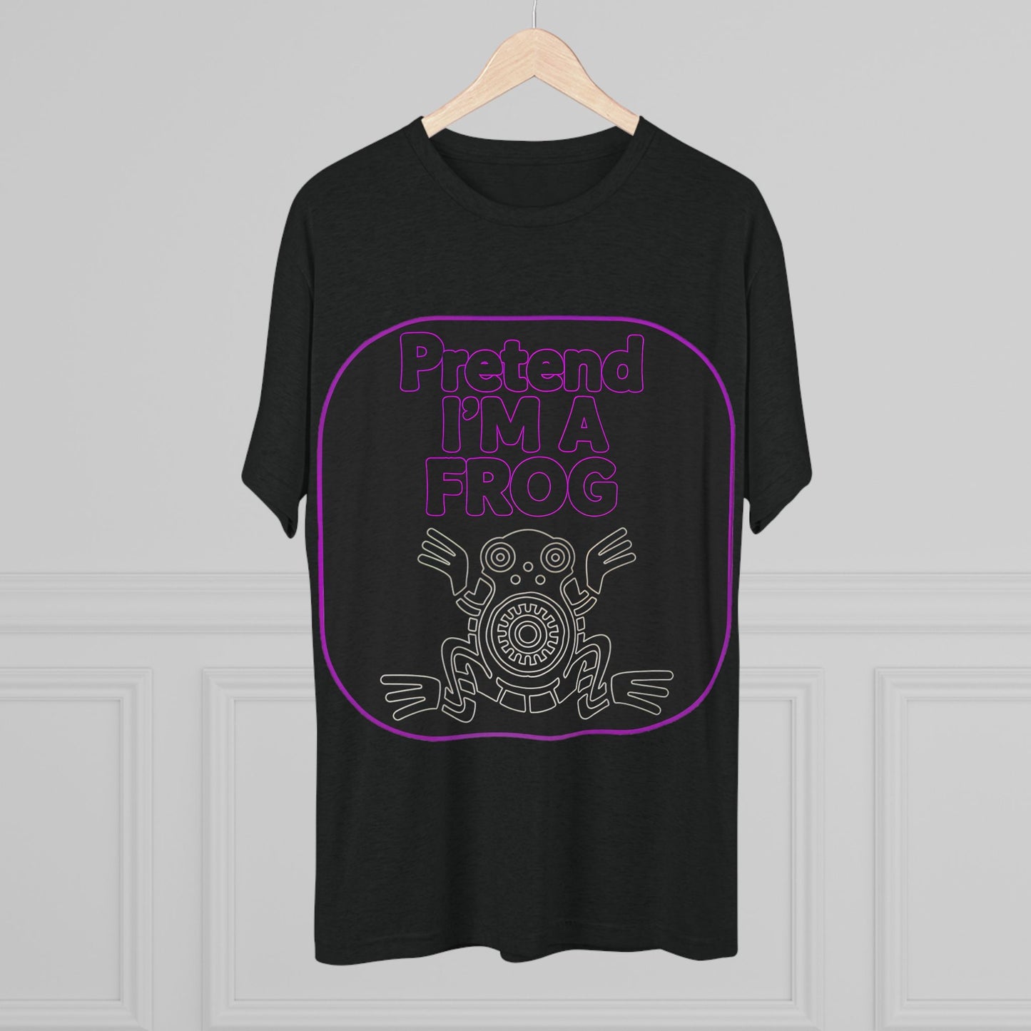 Funny Frog Unisex Tee - Pretend I Am a Frog Design