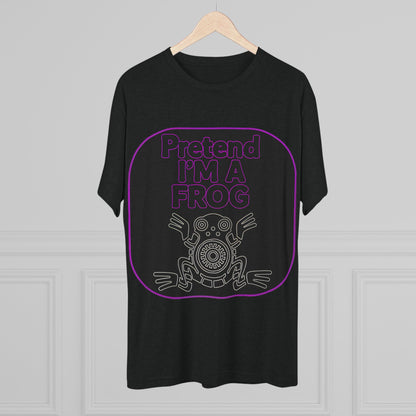 Funny Frog Unisex Tee - Pretend I Am a Frog Design