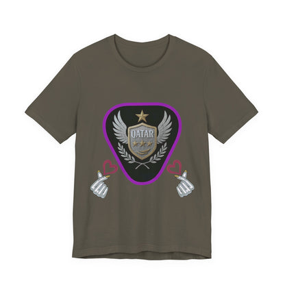 T-Shirt QATAR LOVE Unisex Jersey Short Sleeve Tee