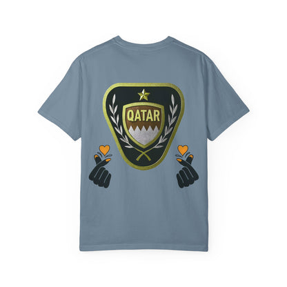 Qatar Pride Unisex T-Shirt, Casual Wear, Sports Event Shirt, Travel Souvenir, Gift for Fans