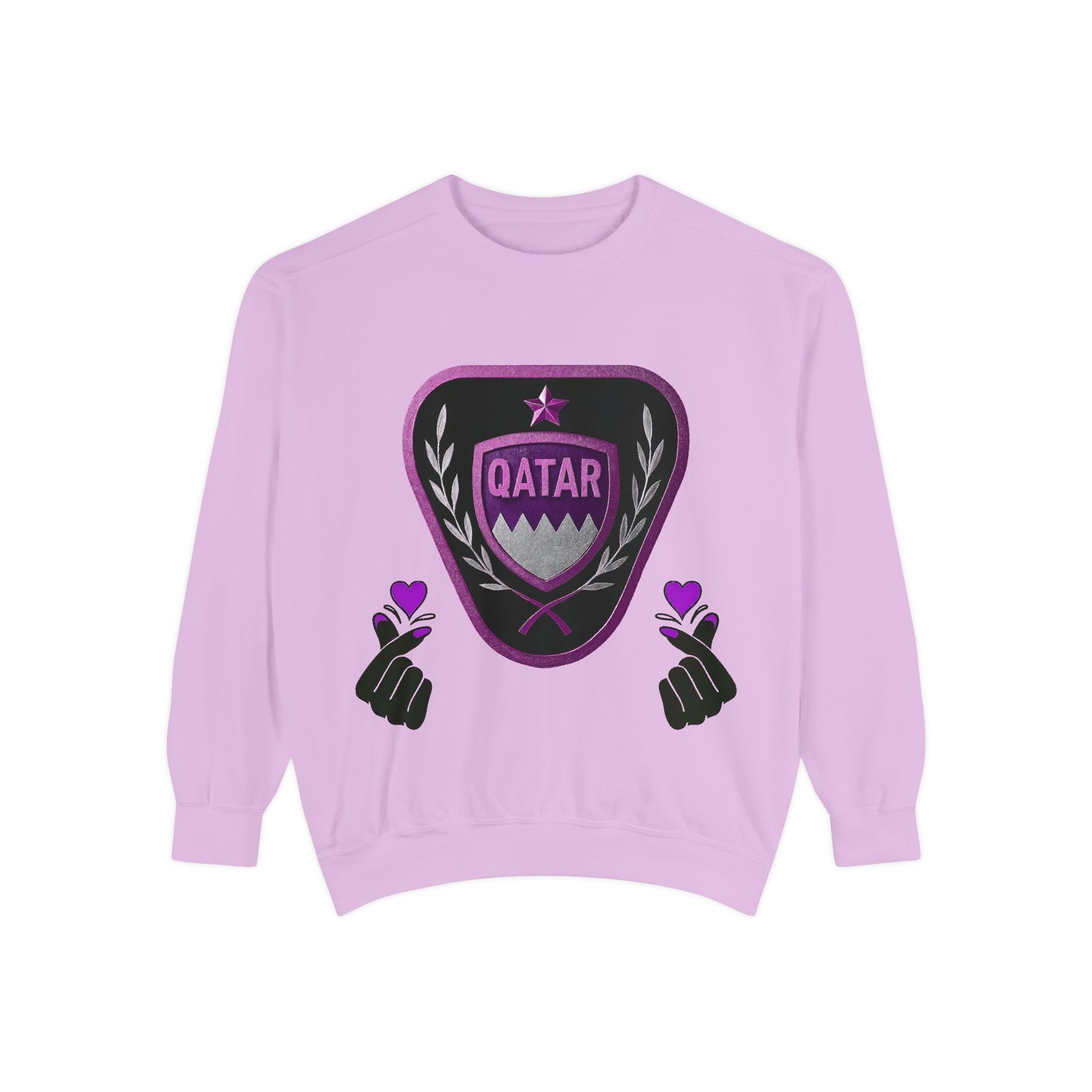 Qatar-Inspired Unisex Sweatshirt | Cozy Fashion for Sports Fans, Travel Lovers, Gift for Holidays, Casual Wear