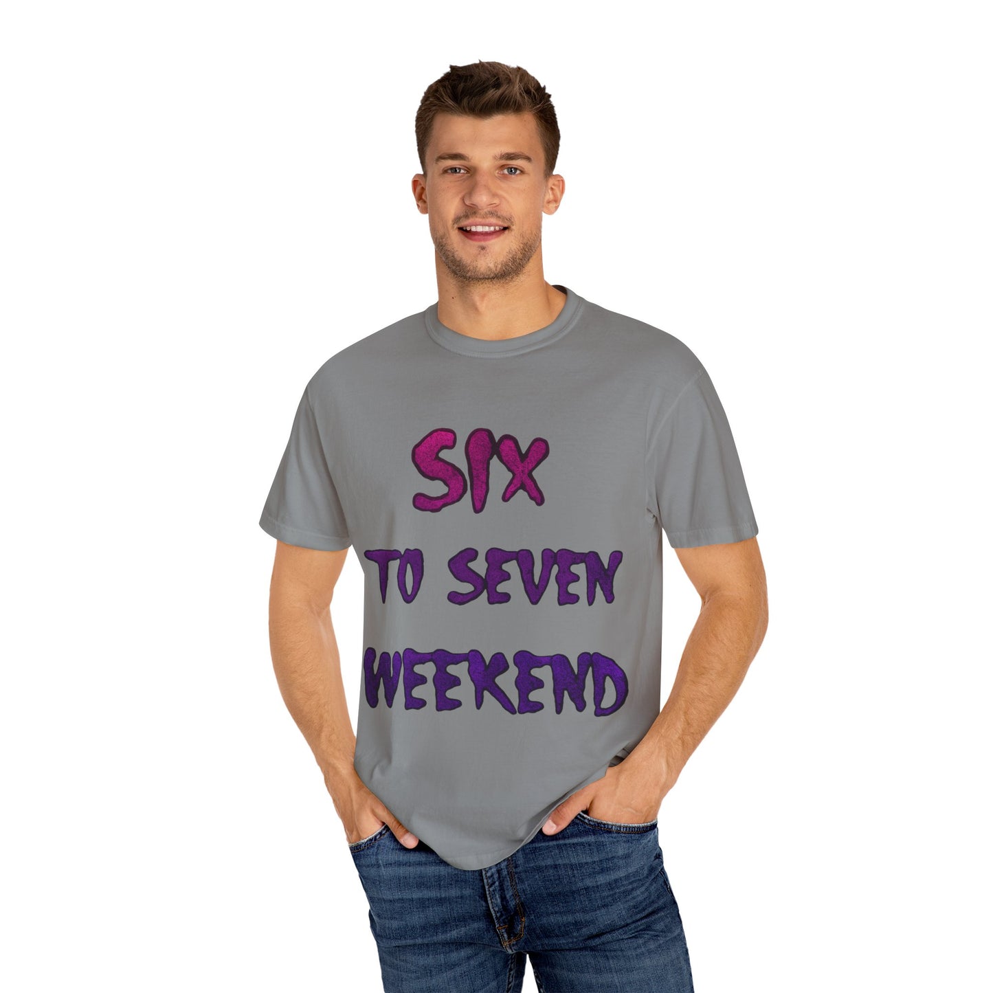 Unisex T-shirt 6-7 WEEKEND Garment-Dyed Tee