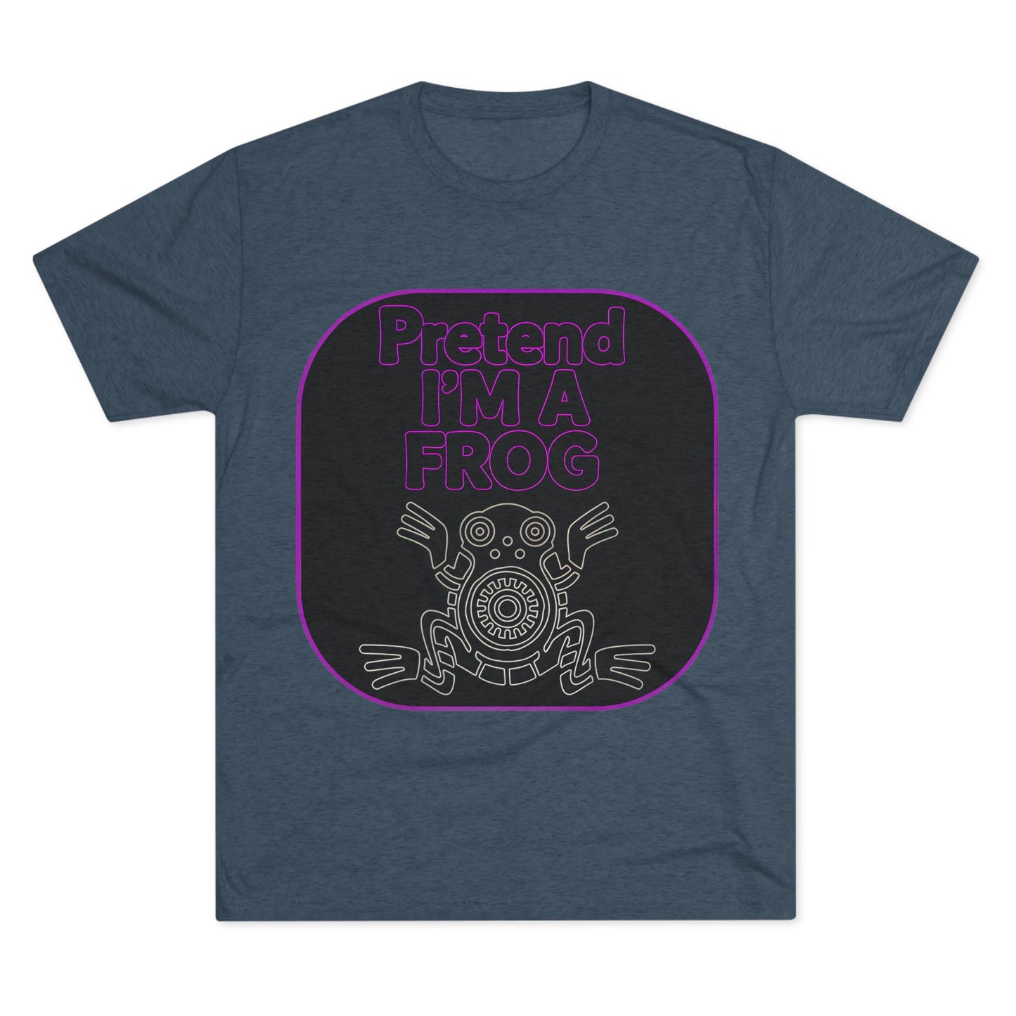 Funny Frog Unisex Tee - Pretend I Am a Frog Design