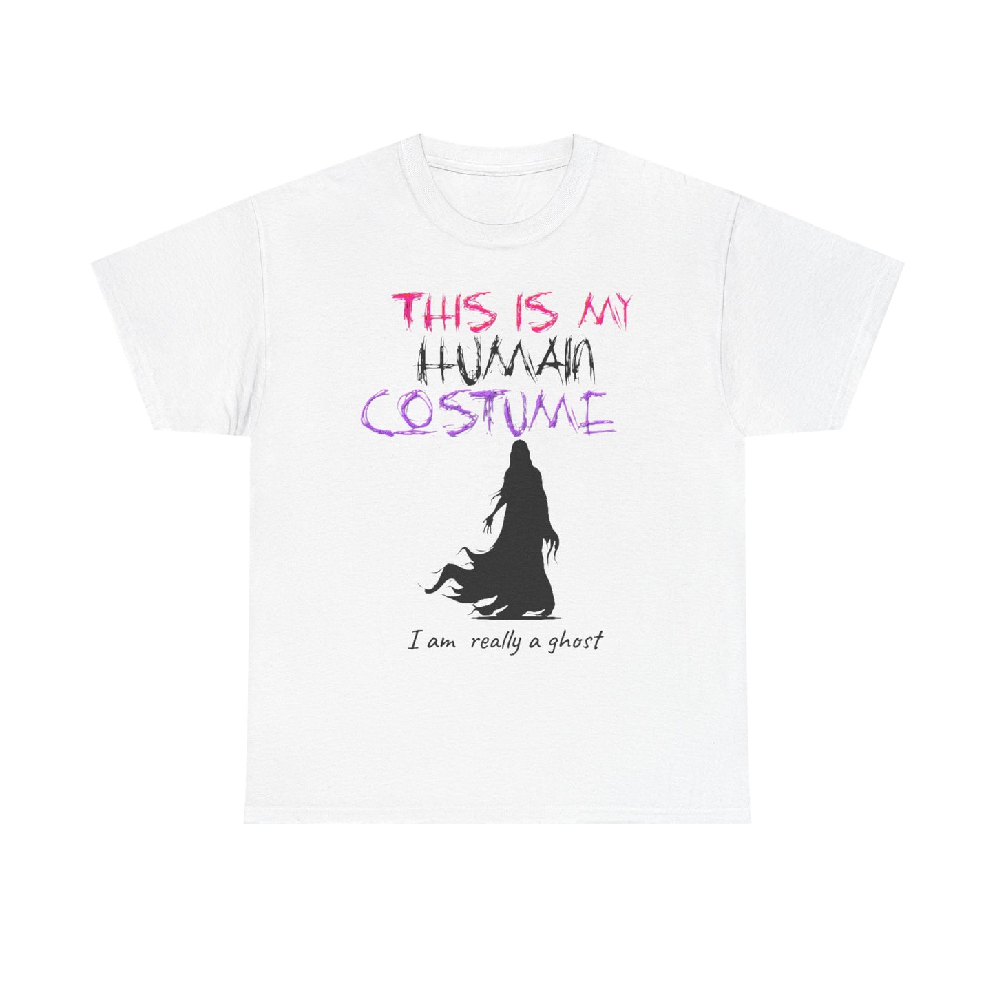 Cotton Tee - 'THIS IS MY HUMAN COSTUME'