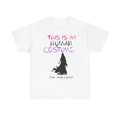 Cotton Tee - 'THIS IS MY HUMAN COSTUME'