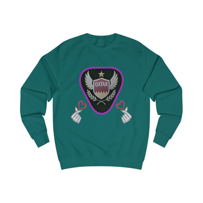 Stylish Qatar Sweatshirt for Fans, Unisex Cozy Apparel for Sports Lovers, Perfect Gift for Holidays & Events, Trendy Graphic Sweater, [...]