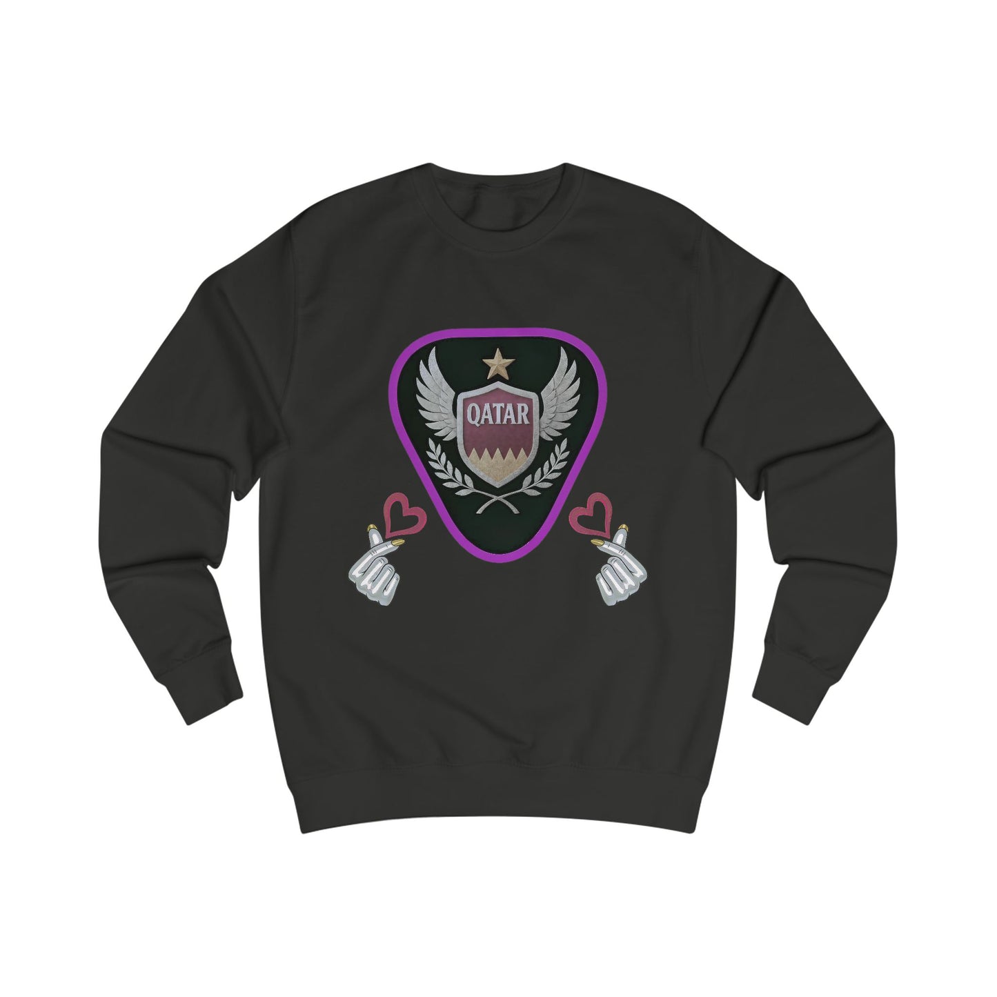 Stylish Qatar Sweatshirt for Fans, Unisex Cozy Apparel for Sports Lovers, Perfect Gift for Holidays & Events, Trendy Graphic Sweater, [...]