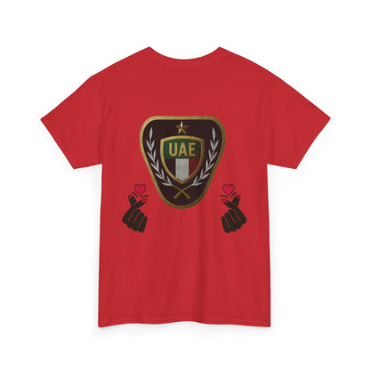 UAE Pride Unisex Heavy Cotton Tee, Pride T-Shirt, Abu Dhabi Gift, National Day Apparel, LGBTQ+ Support Tee, Casual Wear