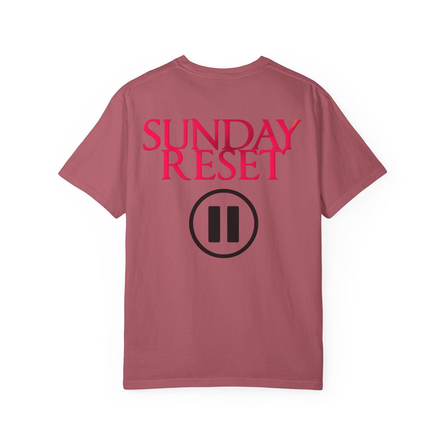 T-Shirt Sunday Reset Unisex Garment-Dyed