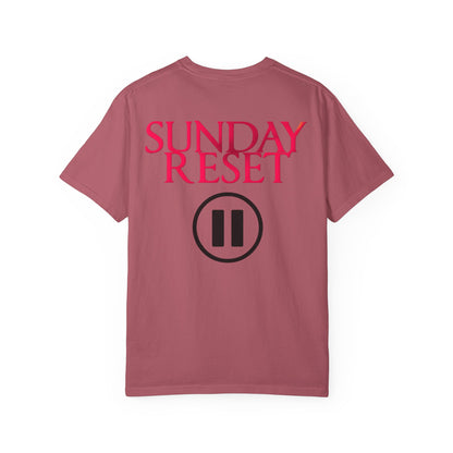 T-Shirt Sunday Reset Unisex Garment-Dyed