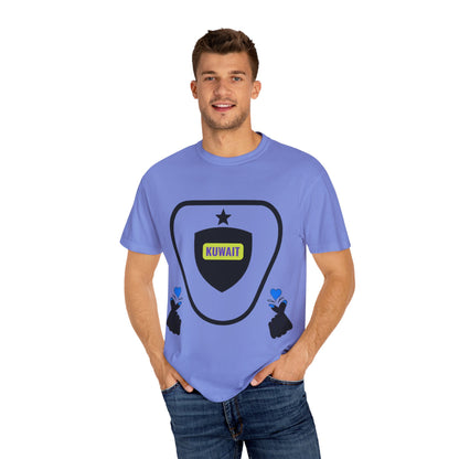 Garment-Dyed T-shirt - Kuwait Lover Graphic Tee