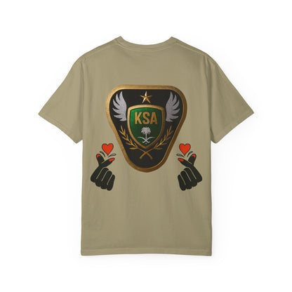 KSA Emblem Unisex T-Shirt, Casual Tee, Gift for Her/Him, Funny Shirt, Everyday Wear, Unique Graphic Top