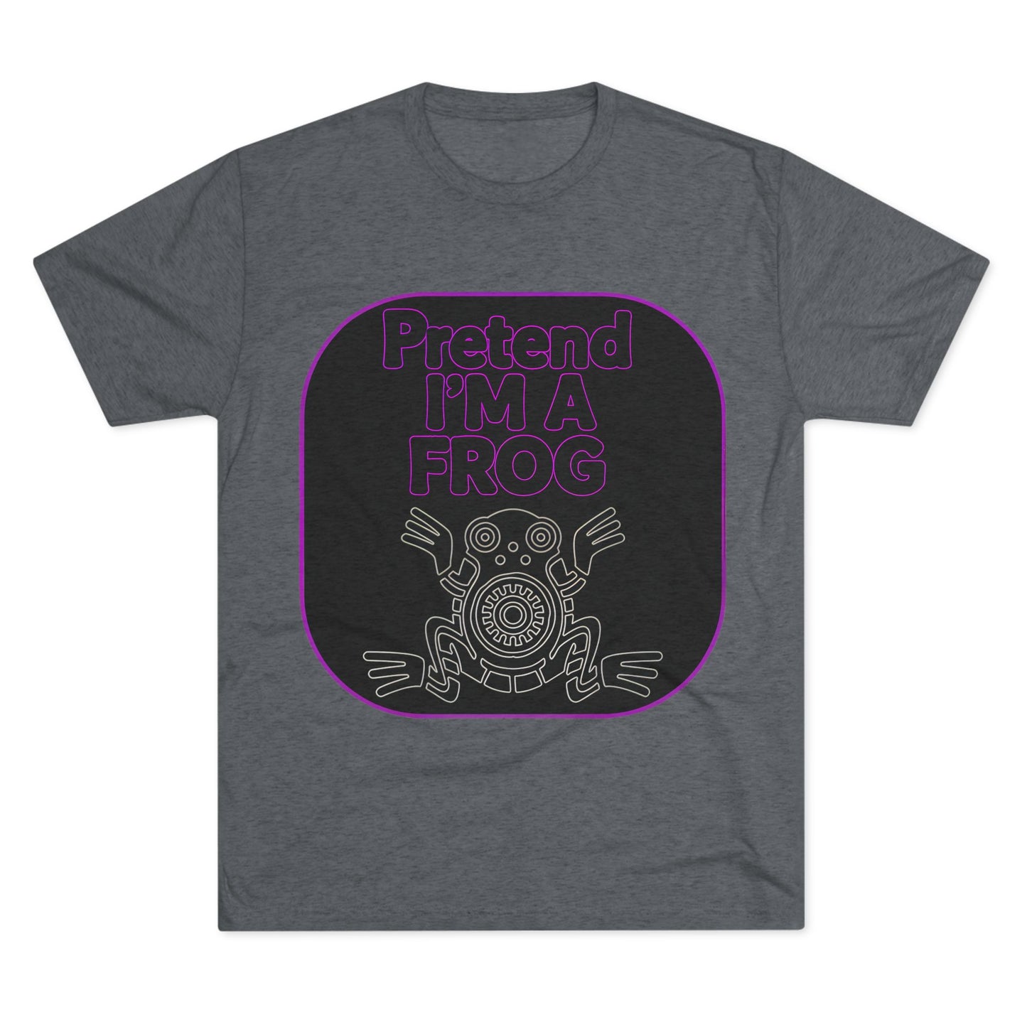 Funny Frog Unisex Tee - Pretend I Am a Frog Design