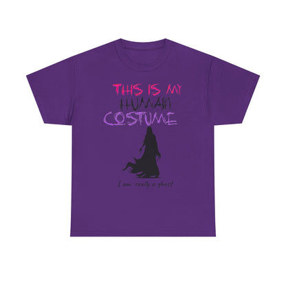 Cotton Tee - 'THIS IS MY HUMAN COSTUME'