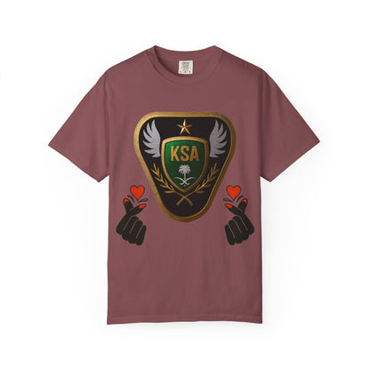 KSA Emblem Unisex T-Shirt, Casual Tee, Gift for Her/Him, Funny Shirt, Everyday Wear, Unique Graphic Top