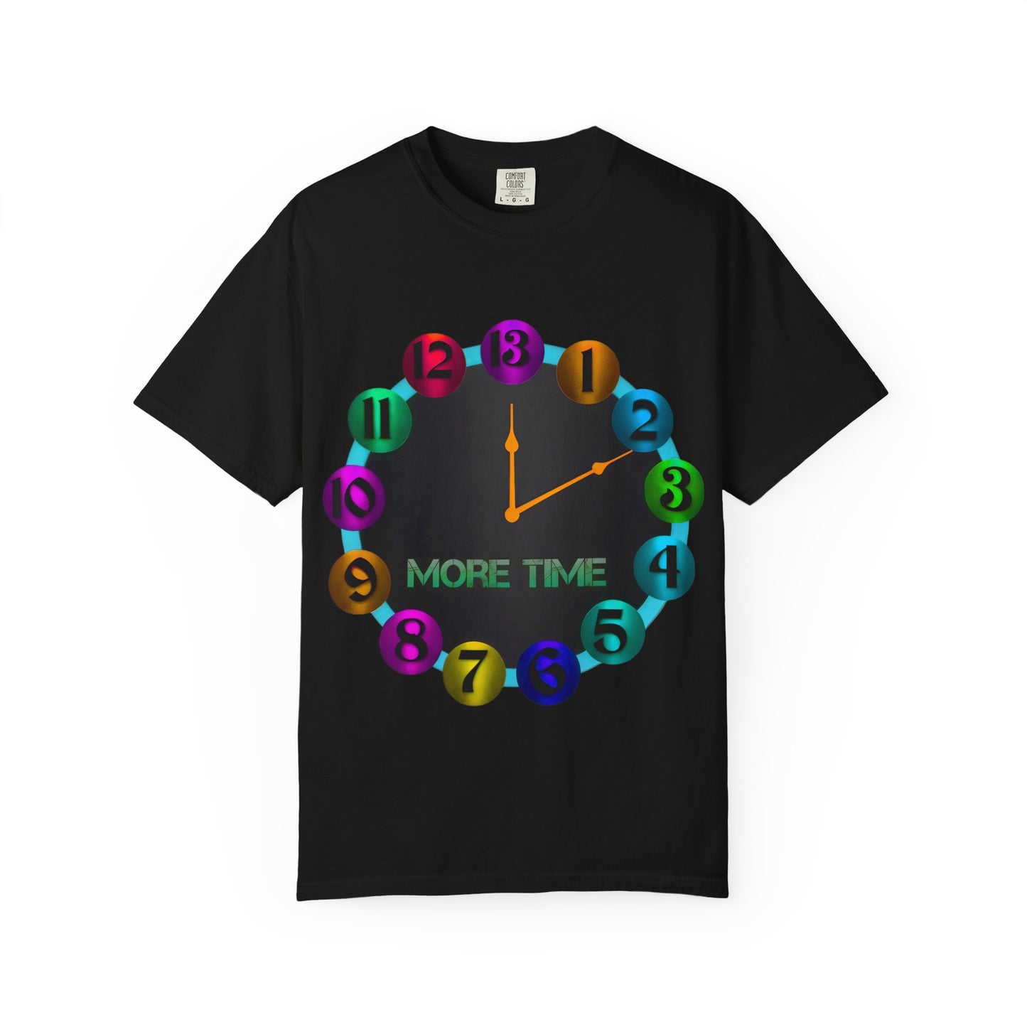 Garment-Dyed T-shirt - MORE TIME Graphic Tee